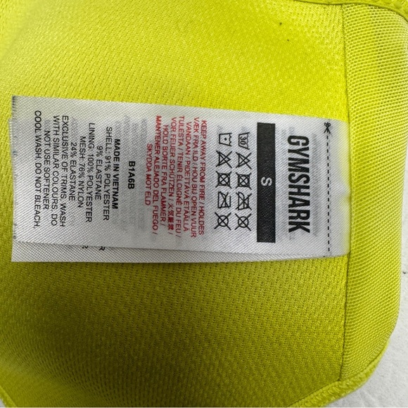 Gymshark women’s Yellow Sports Bra size small - Picture 7 of 8